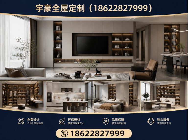 河西区宇豪全屋定制展示图